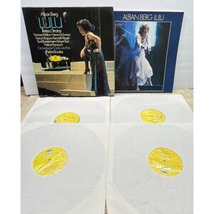 Alban Berg LULU 4LP Box Set Teresa Stratas Opera Minton Schwarz Boulez